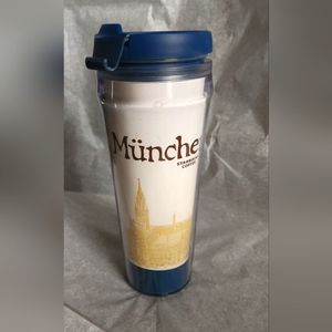 Starbucks Munich München Germany Insulated Acrylic Coffee Mug EUC $21